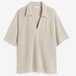 H&M collared short sleeve shirt